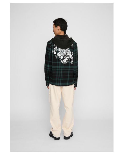 BRANDIT Iron Maiden Checkshirt Sweathood Eddy Für Herren in Black für Herren