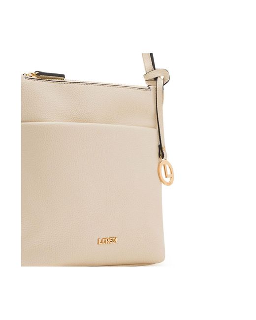 L. CREDI Natural Eda Umhängetasche 23 Cm Für Damen