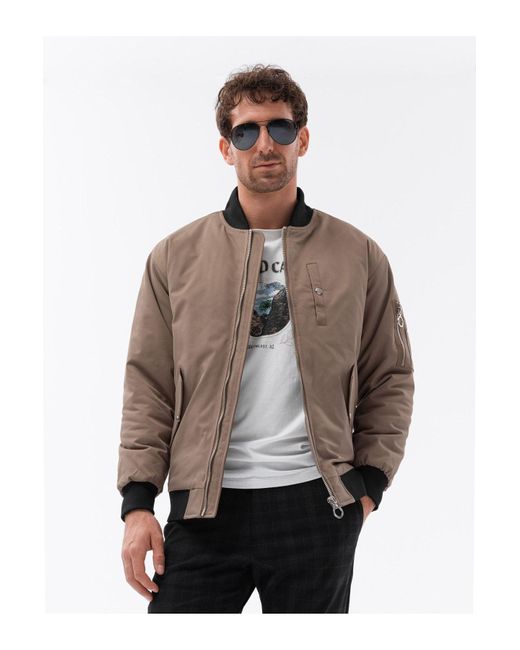 Ombre Bombacı Ceketi C516 Für Herren in Natural für Herren