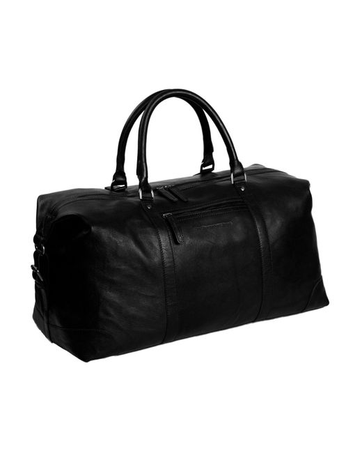 The Chesterfield Brand Black Soft class weekender reisetasche leder 55 cm