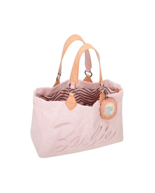 Fritzi aus Preußen Pink Izzy Limited Barbie Frottee Shopper Tasche 42 Cm Für Damen