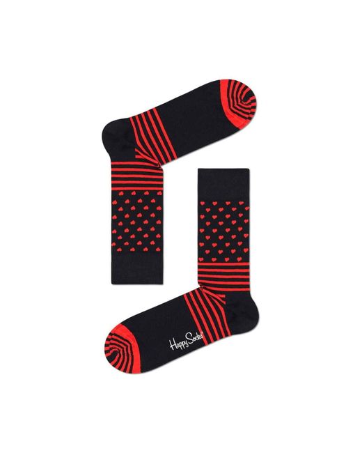 Happy Socks Red 2Er-Pack Socken-Geschenkset „I Heart You“
