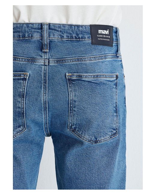 Mavi Milan classic denim jeanshose in indigo 87652 in Blue für Herren