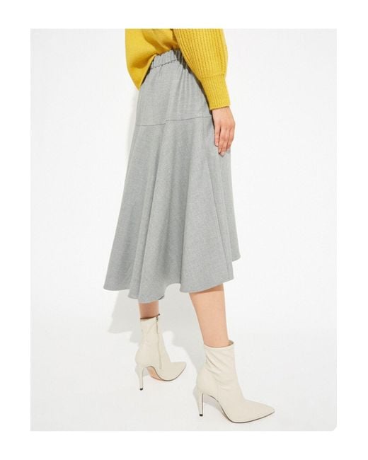 Koton Yellow Midirock Von Melis Ağazat Mit Hoher Taille