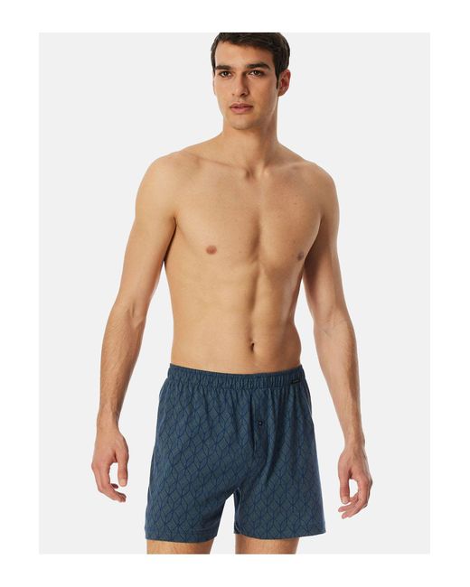 Schiesser Boxer Multi Für Herren in Blue für Herren