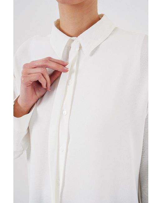 Bigdart White Langes Hemd Tunika 5945 Für Damen