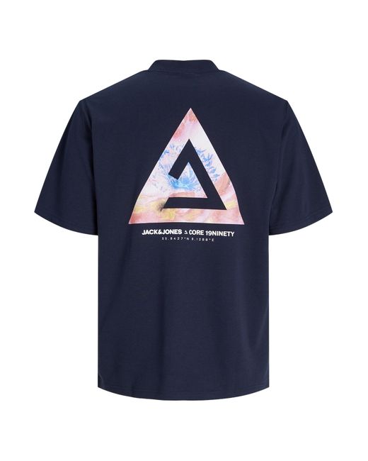 Jack & Jones T-shirt triangle summer kurzarmshirt in Blue für Herren