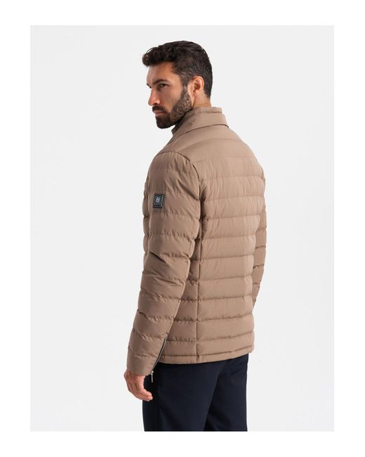 Ombre Steppjacke Mit Jackenschnitt V5 Om-Jalp-0188 Xl Für Herren in Natural für Herren