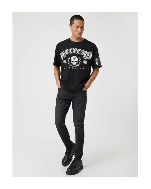 Koton Super skinny fit-jeans – justin jean in Black für Herren