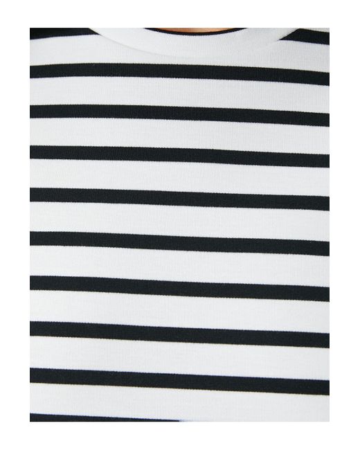 Koton White Slim Fit T-Shirt Rundhals Kurzarm Für Damen