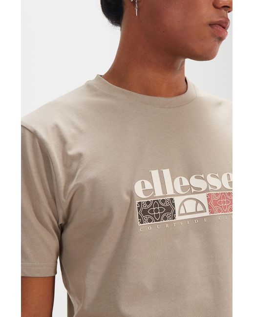 Ellesse T-shirt regular fit in Natural für Herren