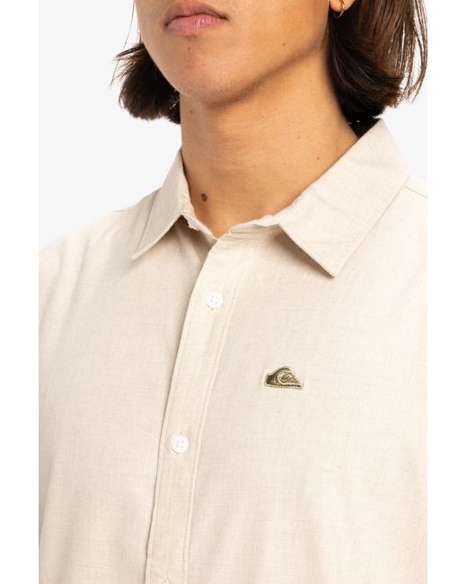 Quiksilver Kurzarm-T-Shirt – Sportsline-Kollektion, Stoff Für Herren in Natural für Herren