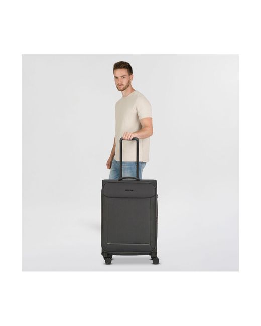 Stratica Fresh 4 Rollen Trolley M 65 Cm Mit Dehnfalte Für Herren in Black für Herren