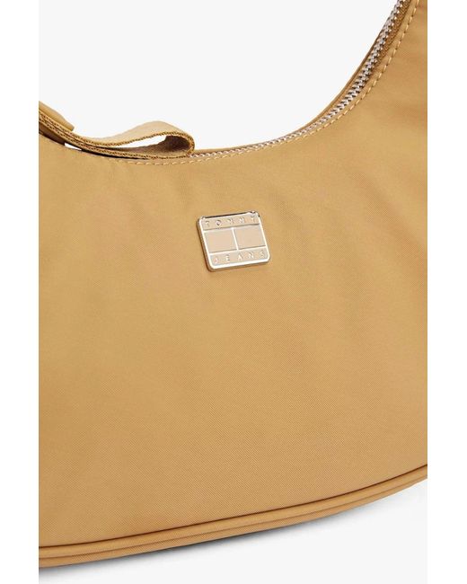 Tommy Hilfiger White Umhängetasche Mit Markenlogo Und Schultergurt