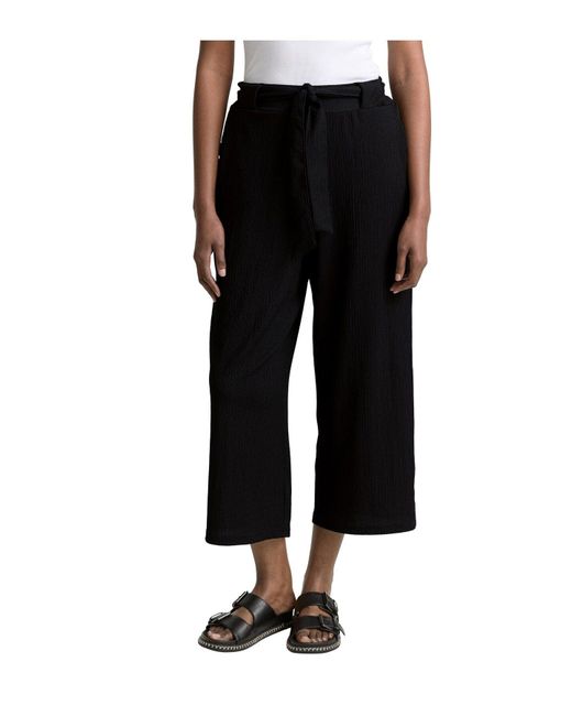 Tom Tailor Black Culotte Mit Hoher Taille Und Hohen Ärmeln Für Damen