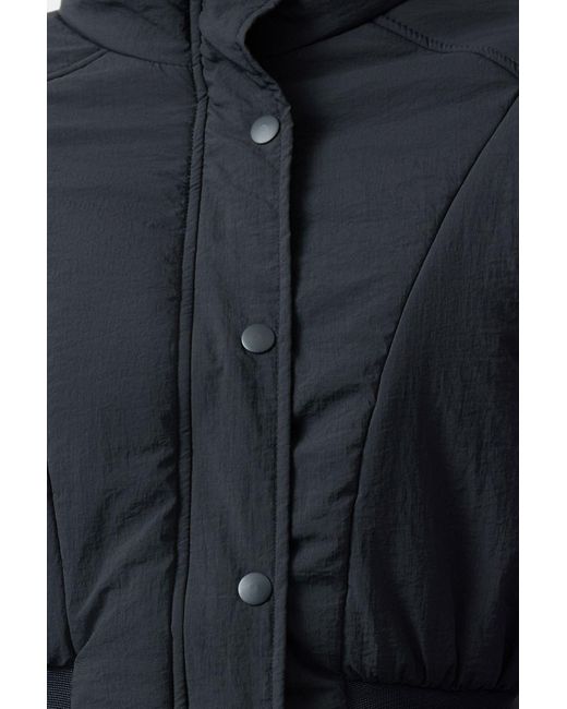 Trendyol Blue Wasserabweisender, Marineblauer, Übergroßer Steppmantel Mit Rippenmuster, Twoaw25Mo00172 Für Damen
