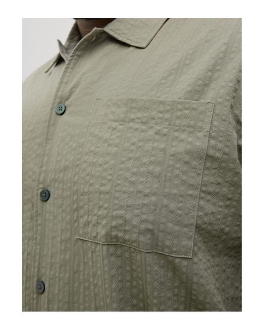 Jack & Jones Hemd Plus Size Relaxed Fit Hemd Für Herren in Green für Herren