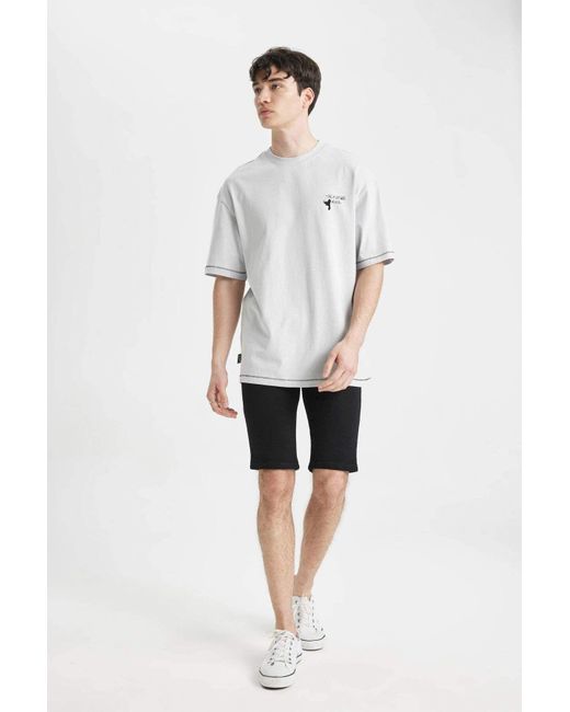 Defacto Denim Bermuda Für Herren in Black für Herren