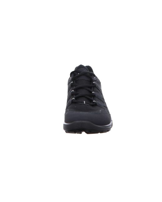 Ecco Black Freizeit Schnürer