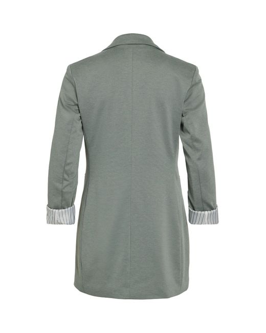 Vila Gray Blazer Langer Jersey Für Damen