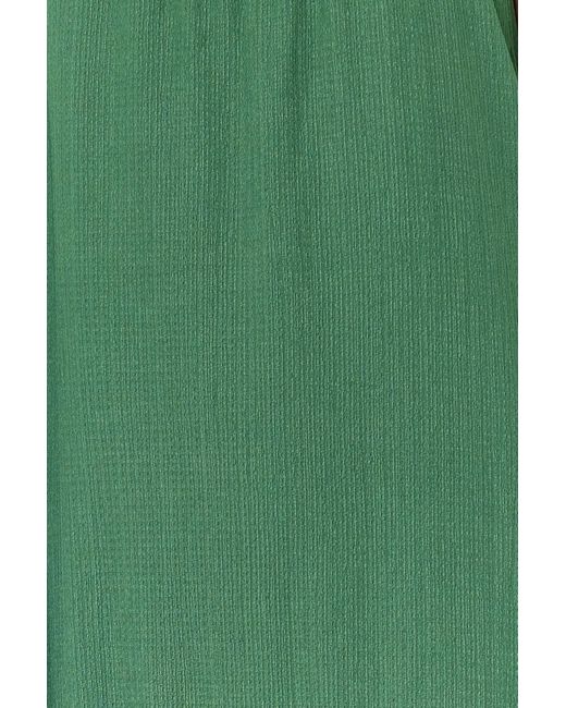 Trendyol Green Es maxi-strickkleid – gerades rückendetail und strukturierte träger