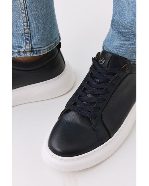 Yaya by Hotiç Marineblaue Freizeitschuhe Aus Echtem Leder Für Herren in Blue für Herren