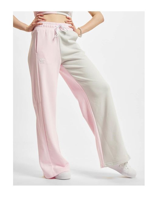 Adidas Pink Originals weite bein sweat pants