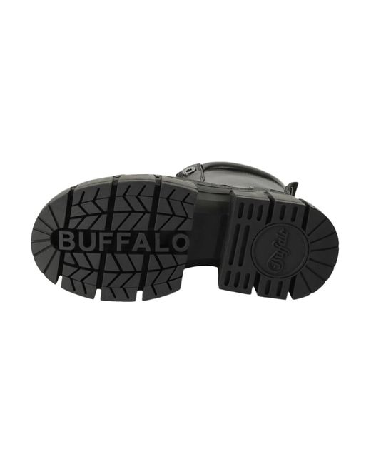 Buffalo Black Gospher zip boot vegan nappa