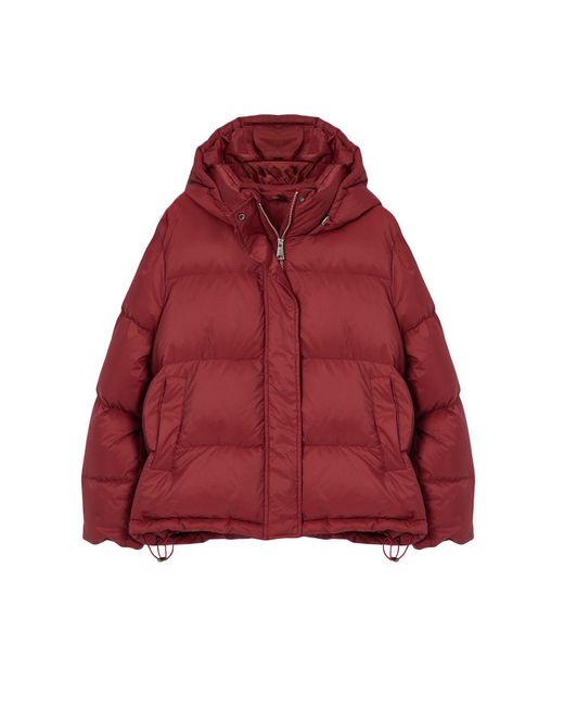 Trendyol Red Übergroße Steppjacke