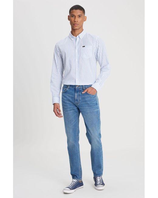 Lee Jeans Jeanshose Mit Hoher Taille, Gerade, Blau, Austin Jean L 733201941 F39 Für Herren in Blue für Herren