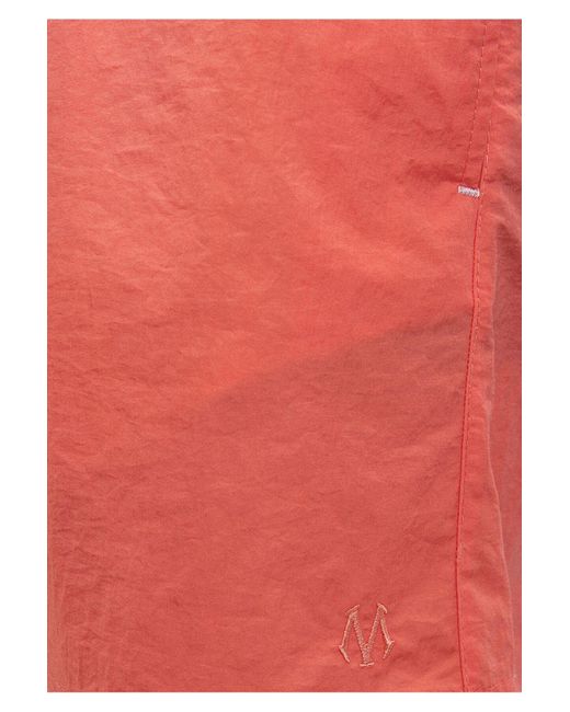 Mavi Orangefarbene kurze badeshorts -71261 in Red für Herren