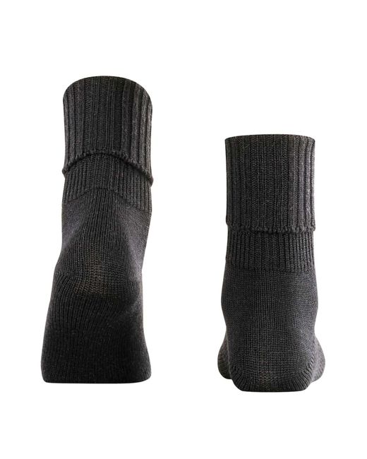 Falke Black Socken 2er pack striggings rib, kurzsocken, umschlagsocken, logo, einfarbig, lang