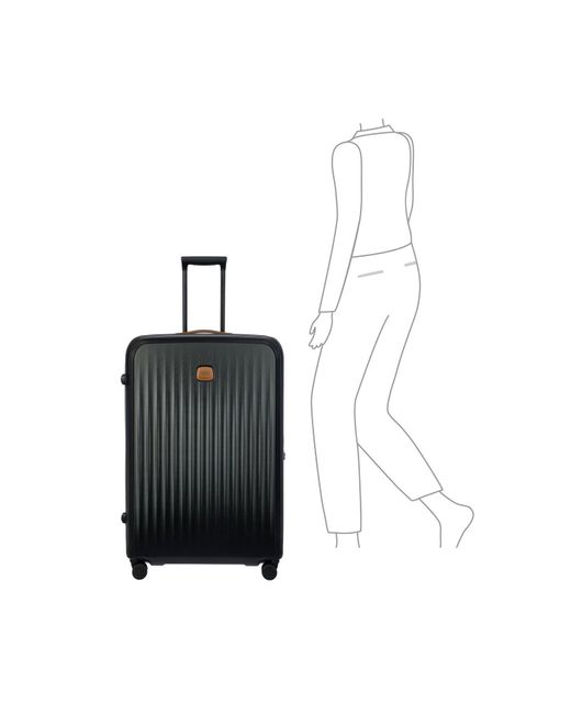Bric's Taormina 4 Rollen Trolley L 82 Cm Mit Dehnfalte Für Herren in Black für Herren