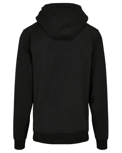 Merchcode Thin lizzy shamrock infil basic hoody in Black für Herren