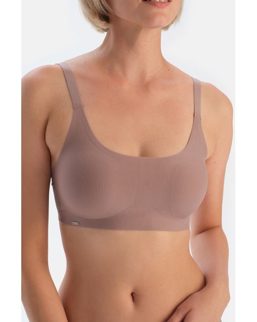 Dagi Brown Nerz 1122Kc – Nahtloser, Geraffter Bh Ohne Bügel Für Damen