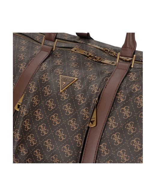 Guess Brown Pisa Weekender Reisetasche 60 Cm Für Damen