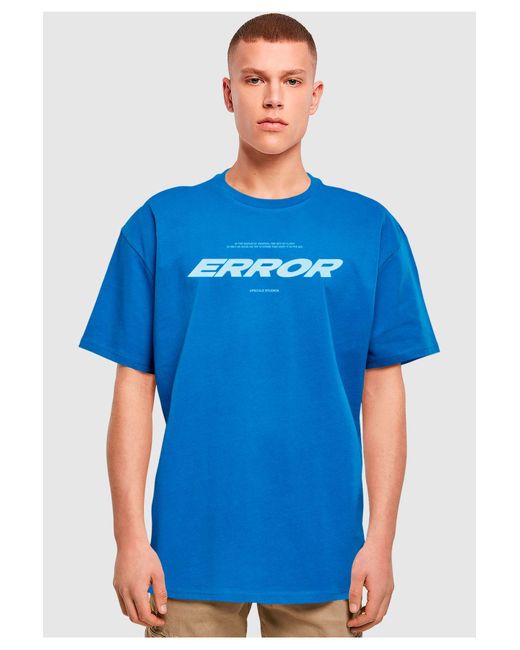 Upscale by Mister Tee Übergroßes t-shirt mit fehlerworten in Blue für Herren