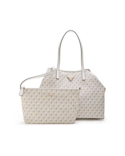 Guess Gray Grosse tote vikky ii