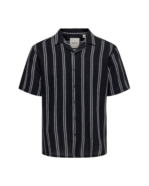 Only & Sons Hemd Onstrev Hemd Für Herren in Blue für Herren