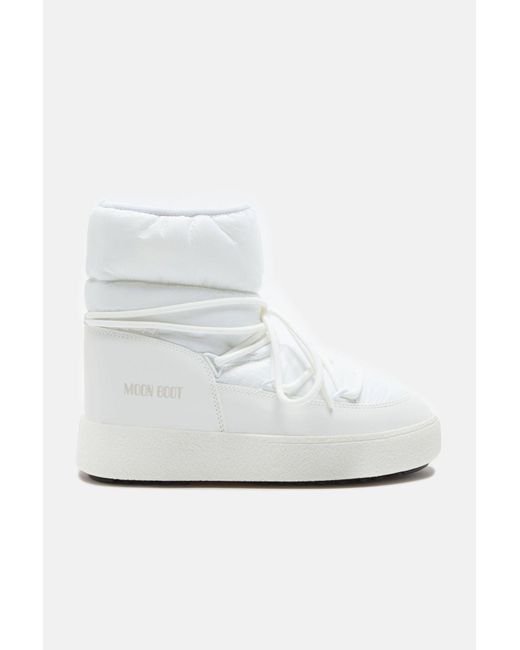 Moon Boot White Mb Ltrack Low Nylon Wp – High Design Für Damen