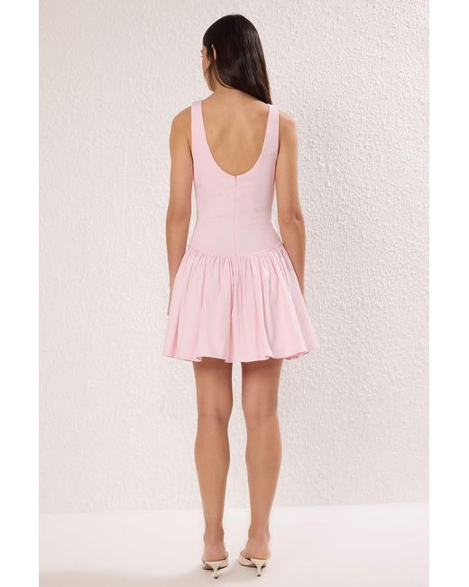 Trendyol Red Tailliertes, Gewebtes Kurz-/Minikleid Für Damen