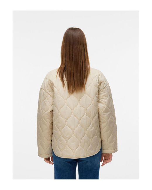 Vero Moda Natural Steppweste Vmsabine Steppjacke Für Damen