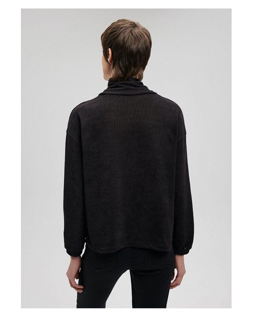 Mavi Black Stehkragen es t-shirt regular fit / regular fit-900