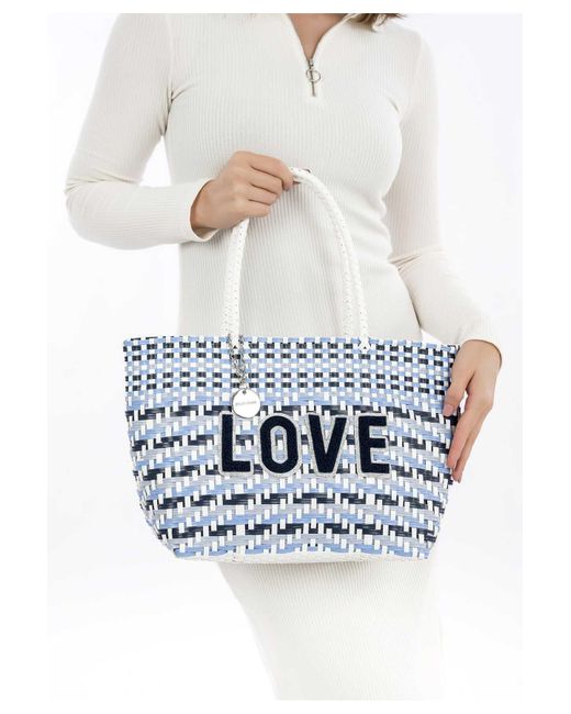 EMILY & NOAH Blue Shopper E&N Edda Für Damen
