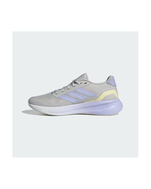 Adidas White Runfalcon 5 W Hellgrau Lauf- & Trainingsschuhe Jı3979