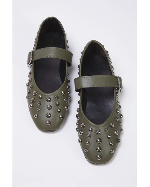 Trendyol Black Trock Banded Almond Toe Mary Jane Babet Für Damen
