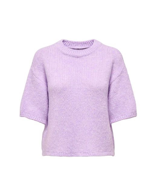 Jdy Purple Strickpullover Linea Strickpullover Für Damen