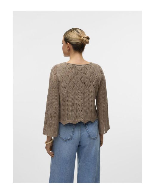 Vero Moda Blue Strickpullover Vmginger Pullover Für Damen