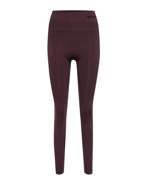 Hummel Purple Hmltif Nahtlose Leggings Mit Hoher Taille Für Damen
