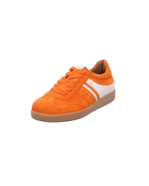 Gabor Orange Sneaker flacher absatz